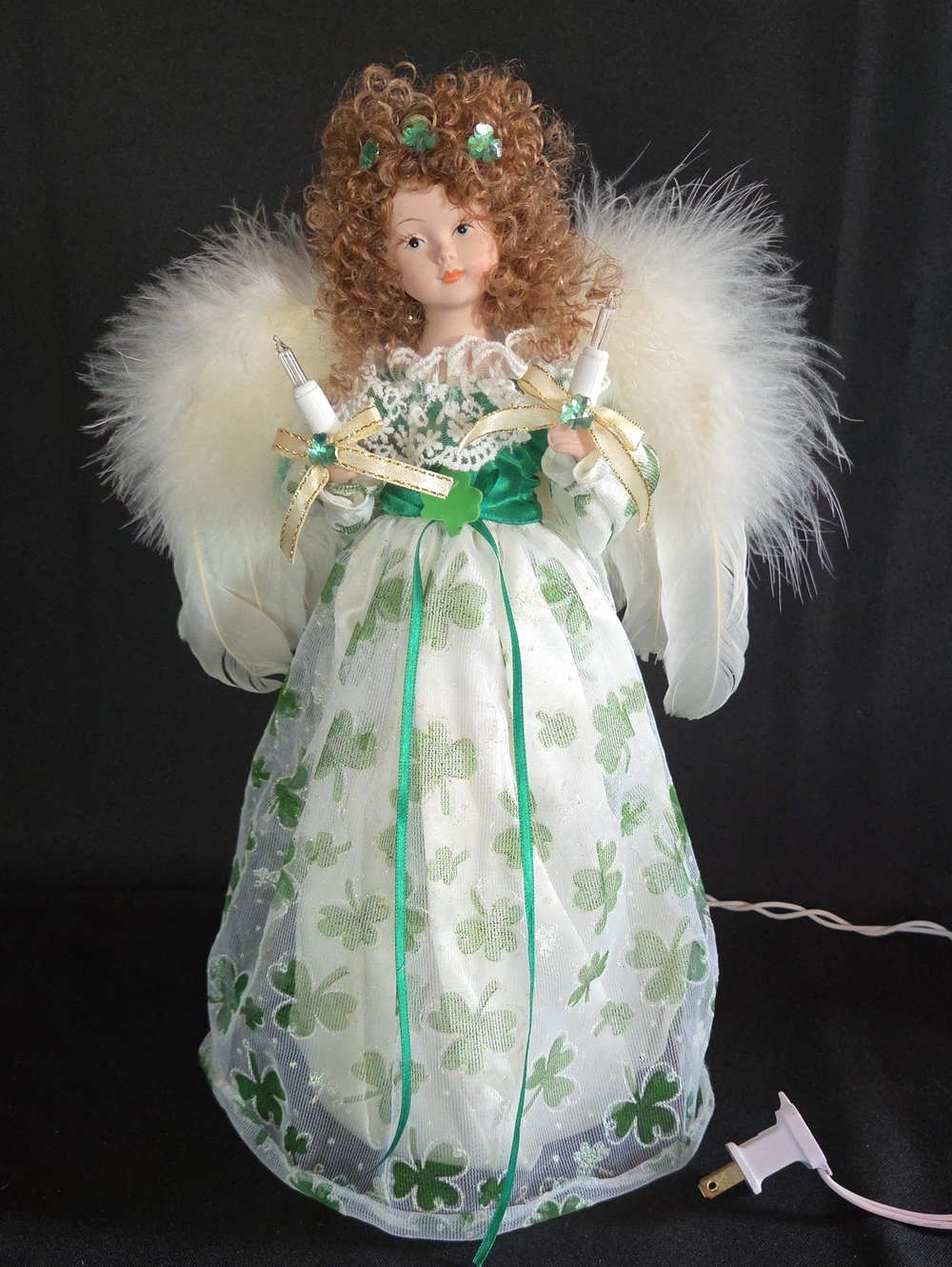 Kurt Adler Irish Angel Tree Topper